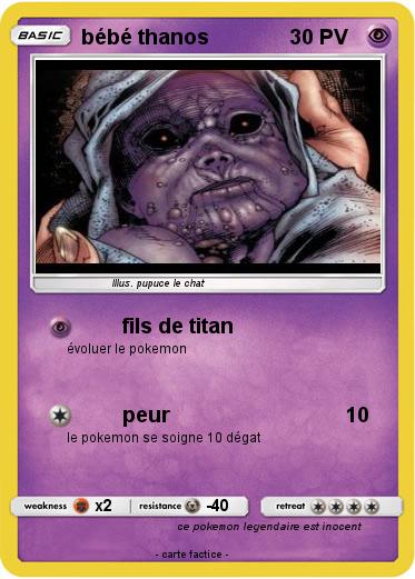 Pokemon bébé thanos
