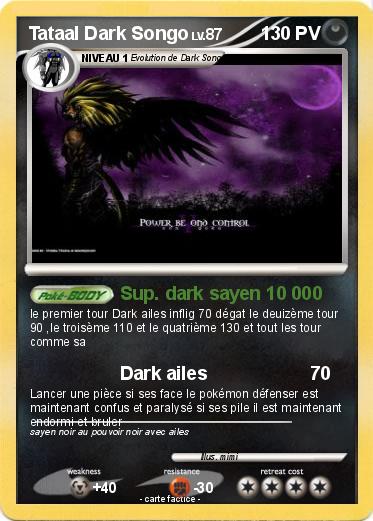 Pokemon Tataal Dark Songo