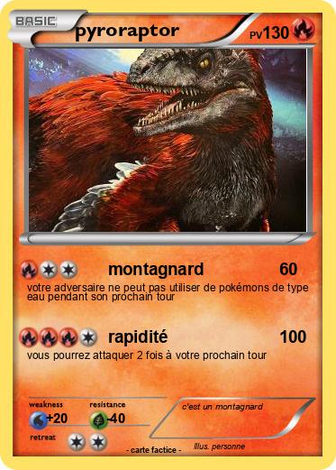Pokemon pyroraptor
