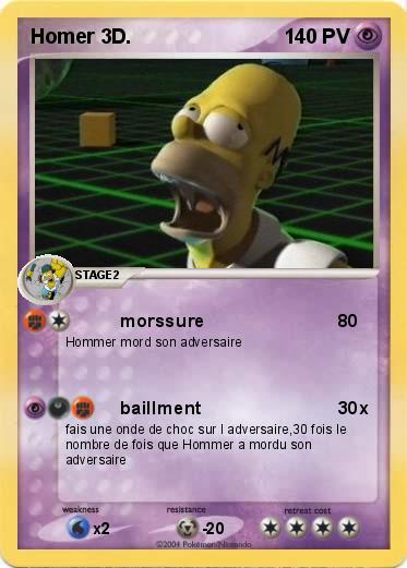 Pokemon Homer 3D.