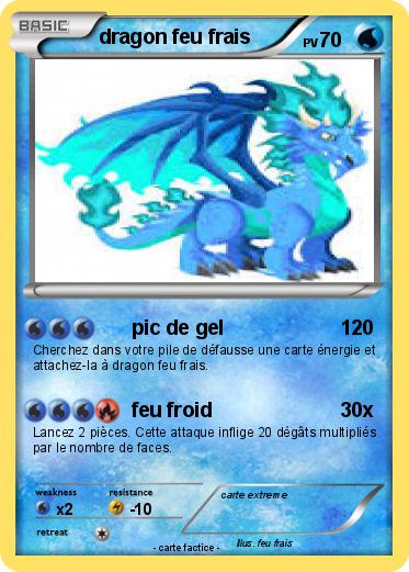 Pokemon dragon feu frais