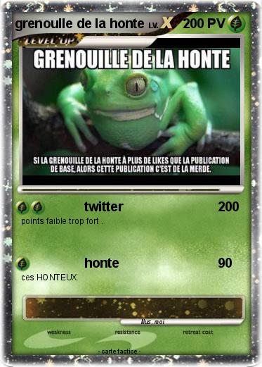Pokemon grenoulle de la honte