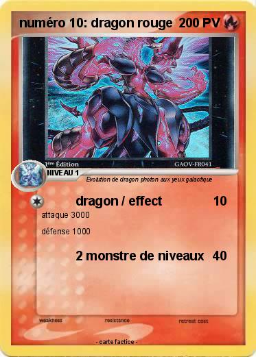 Pokemon numéro 10: dragon rouge