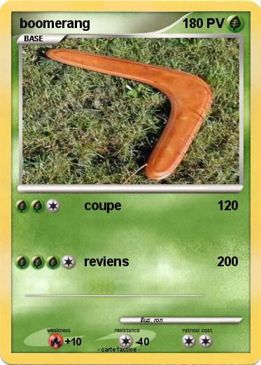 Pokemon boomerang