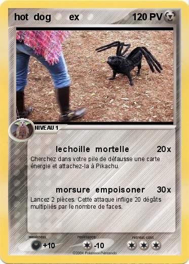 Pokemon hot  dog       ex