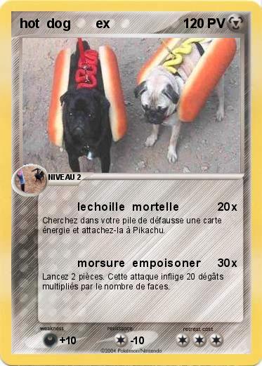 Pokemon hot  dog       ex