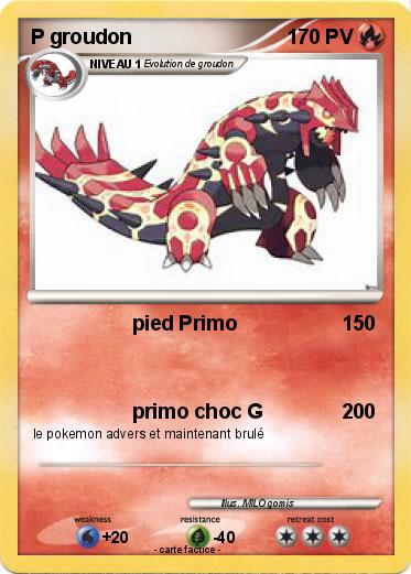 Pokemon P groudon