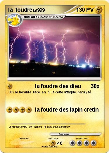Pokemon la  foudre