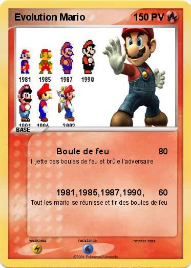 Pokemon Evolution Mario