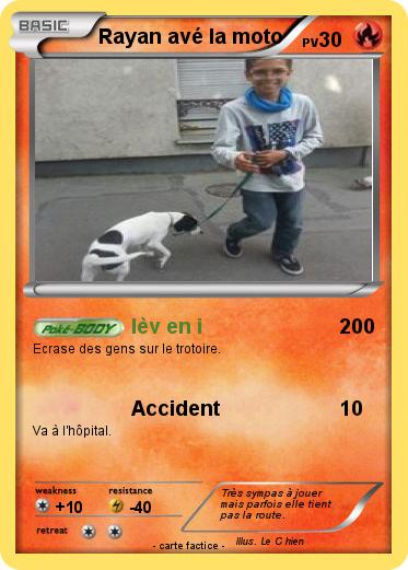 Pokemon Rayan avé la moto