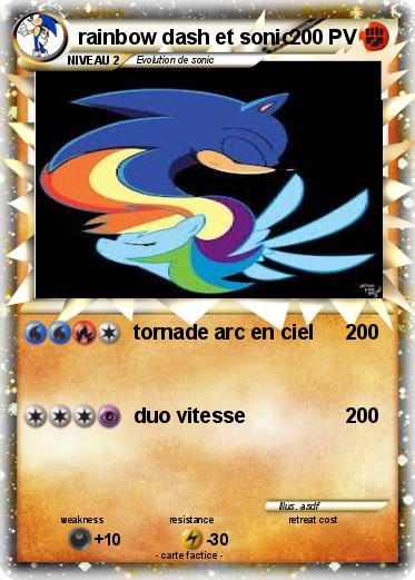 Pokemon rainbow dash et sonic