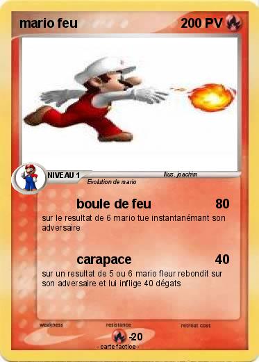 Pokemon mario feu