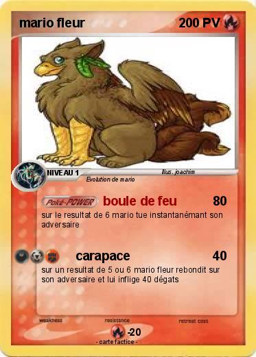Pokemon mario fleur