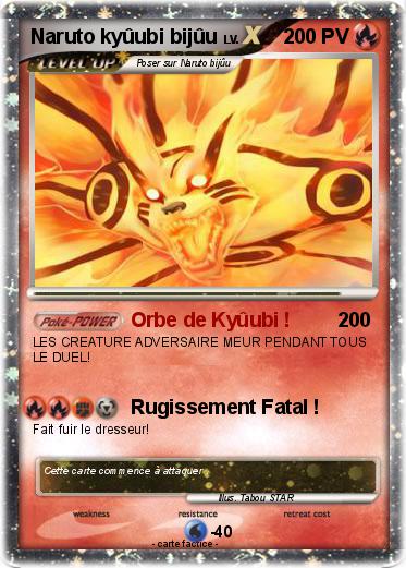 Pokemon Naruto kyûubi bijûu