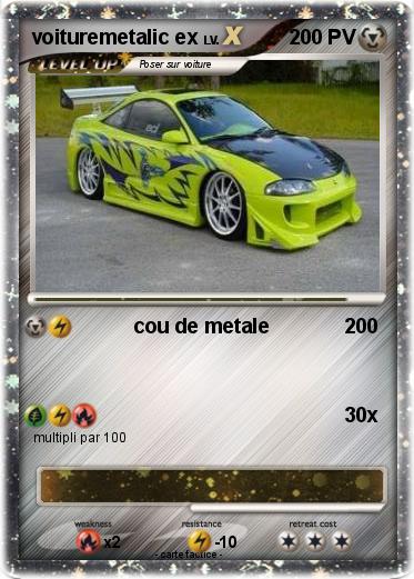 Pokemon voituremetalic ex