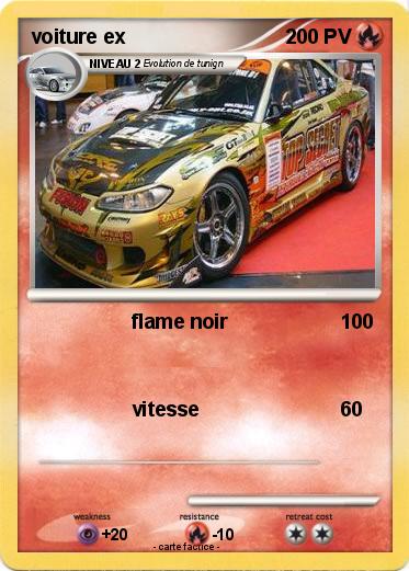 Pokemon voiture ex