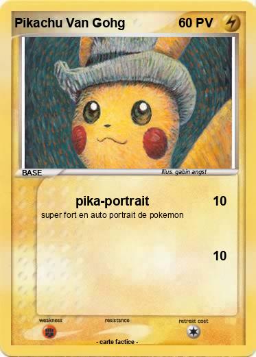 Pokemon Pikachu Van Gohg