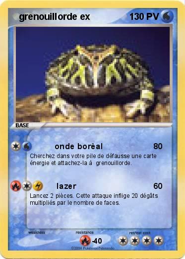 Pokemon   grenouillorde ex
