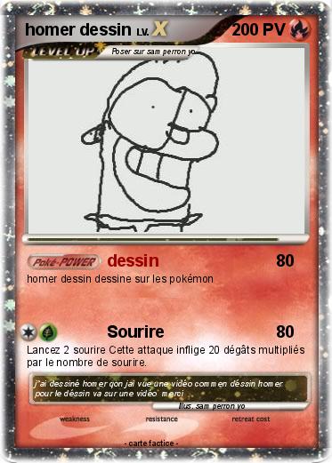 Pokemon homer dessin