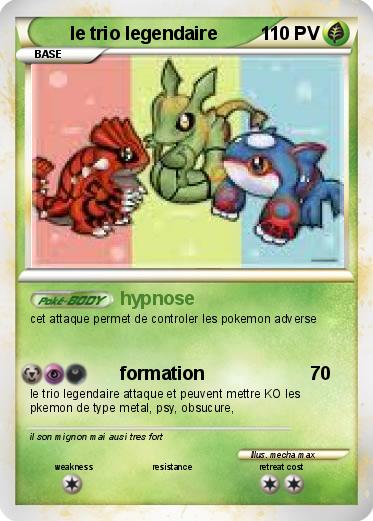 Pokemon le trio legendaire