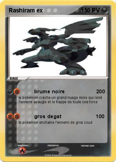 Pokemon Rashiram ex