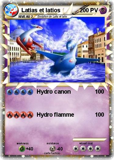 Pokemon Latias et latios