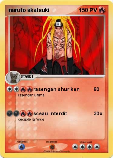 Pokemon naruto akatsuki