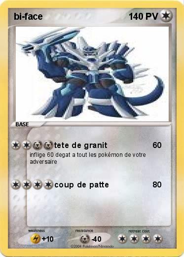 Pokemon bi-face
