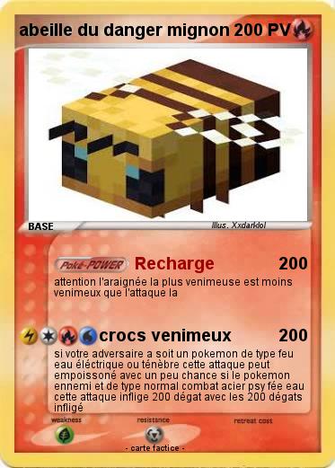 Pokemon abeille du danger mignon