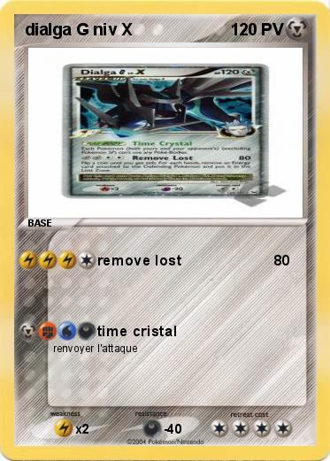 Pokemon dialga G niv X