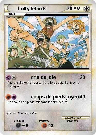 Pokemon Luffy fetards