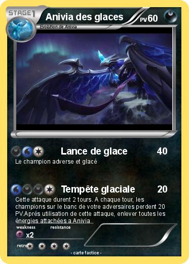 Pokemon Anivia des glaces
