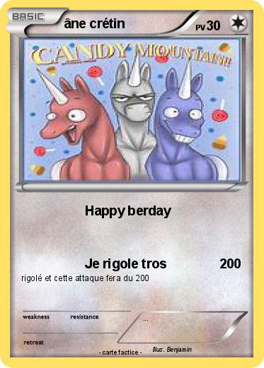 Pokemon âne crétin