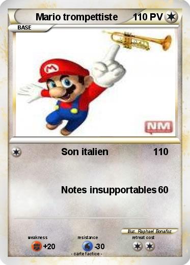 Pokemon Mario trompettiste