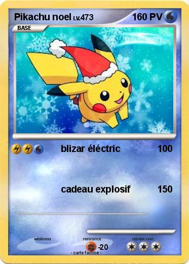 Pokemon Pikachu noel