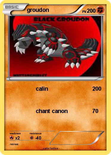 Pokemon groudon