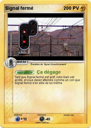 Pokemon Signal fermé