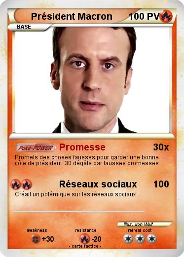 Pokemon Président Macron