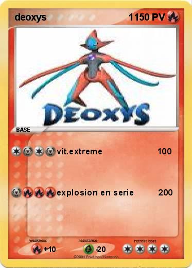 Pokemon deoxys                               1   