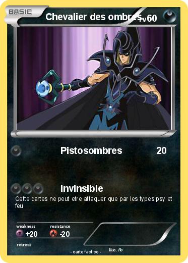 Pokemon Chevalier des ombres