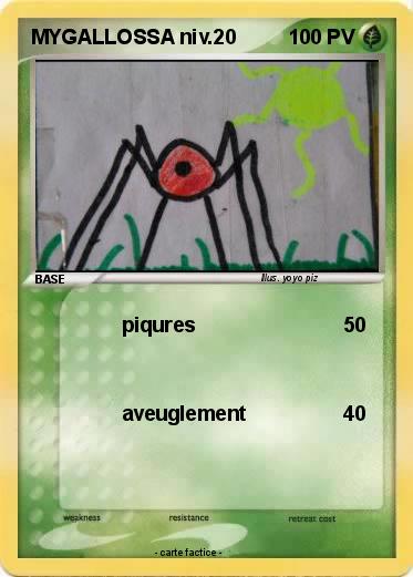 Pokemon MYGALLOSSA niv.20
