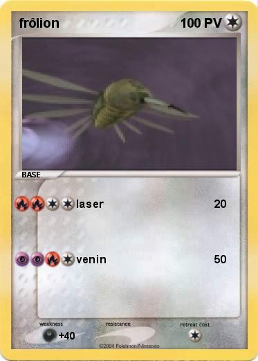 Pokemon frôlion