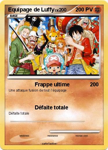 Pokemon Equipage de Luffy
