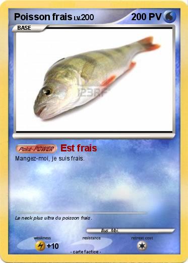 Pokemon Poisson frais