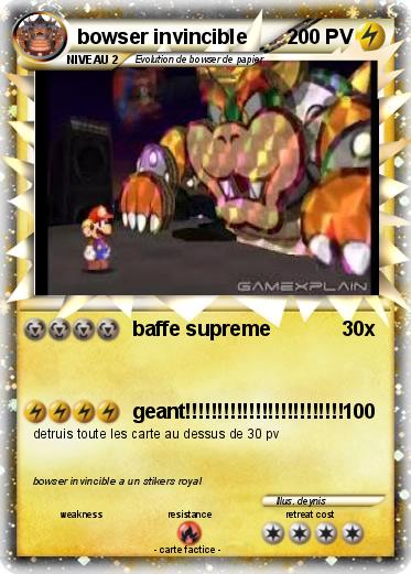 Pokemon bowser invincible