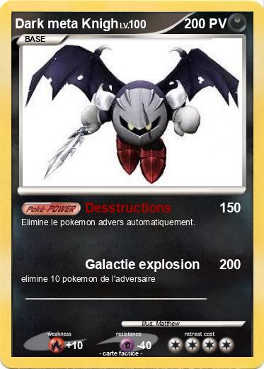 Pokemon Dark meta Knigh
