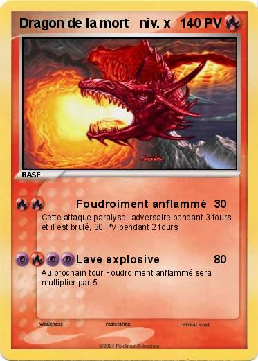 Pokemon Dragon de la mort   niv. x