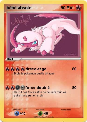 Pokemon bébé absole 
