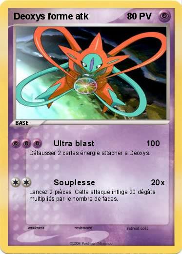 Pokemon Deoxys forme atk