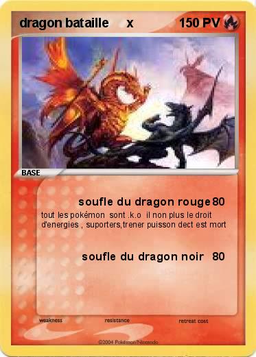Pokemon dragon bataille     x